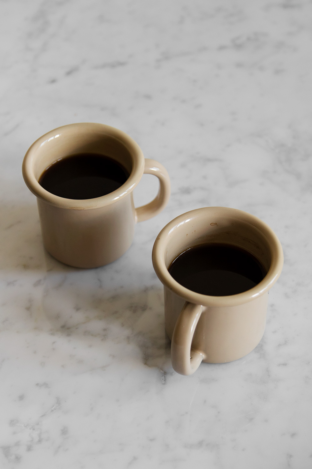 Enamel Cup Brown