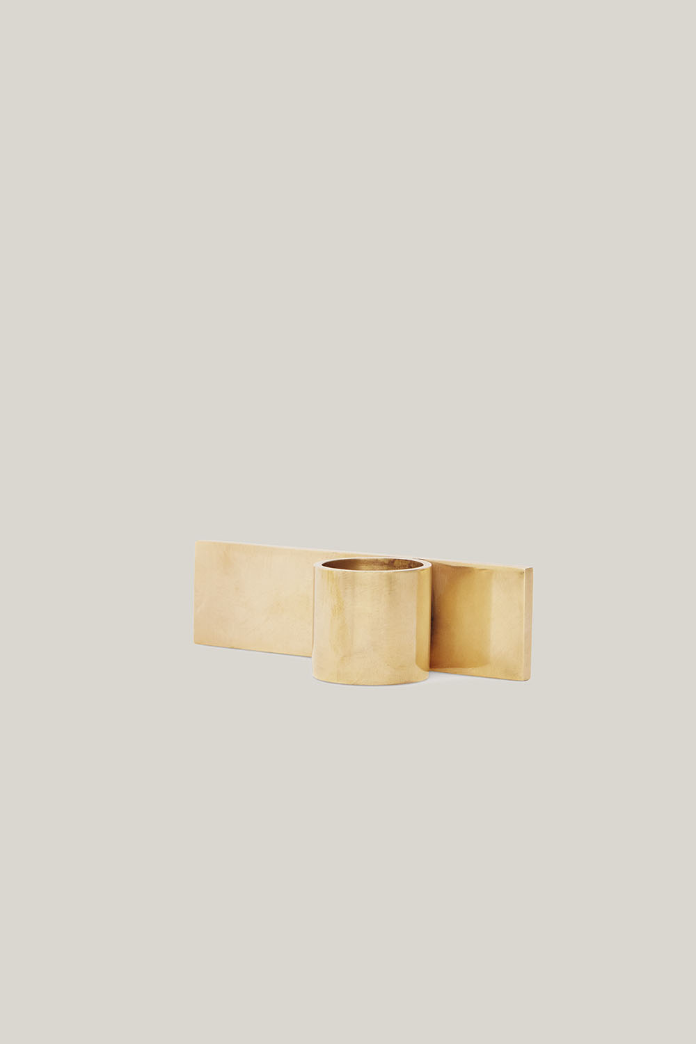Fundament Candle Holder Brass No.3