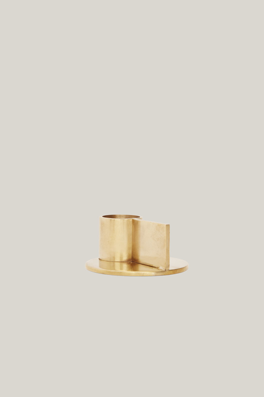 Fundament Candle Holder Brass No.2