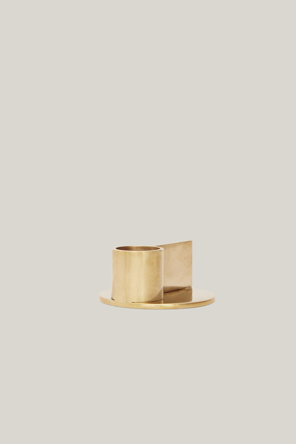 Fundament Candle Holder Brass No.2