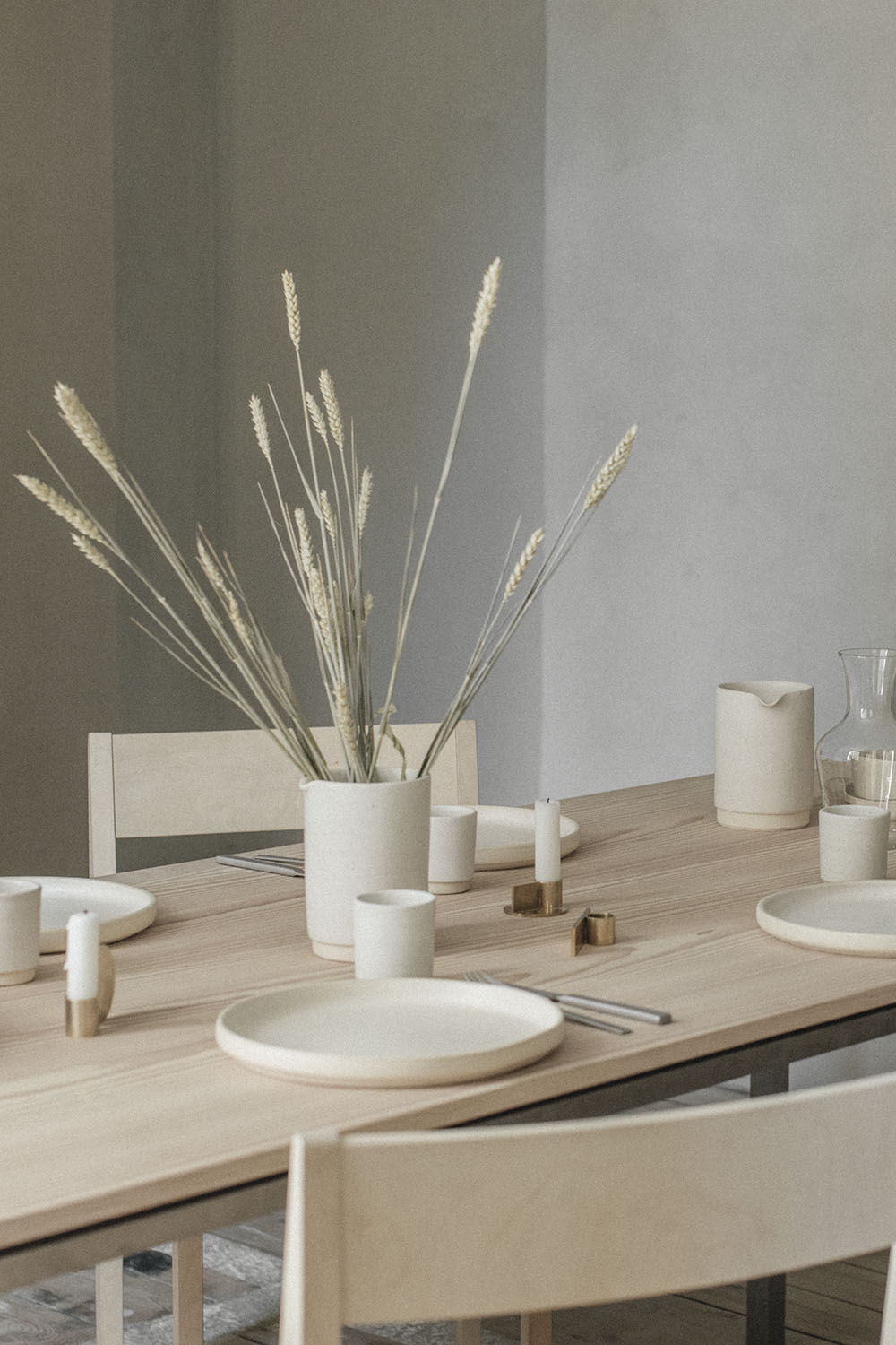 Fundament Candle Holder Brass No.2