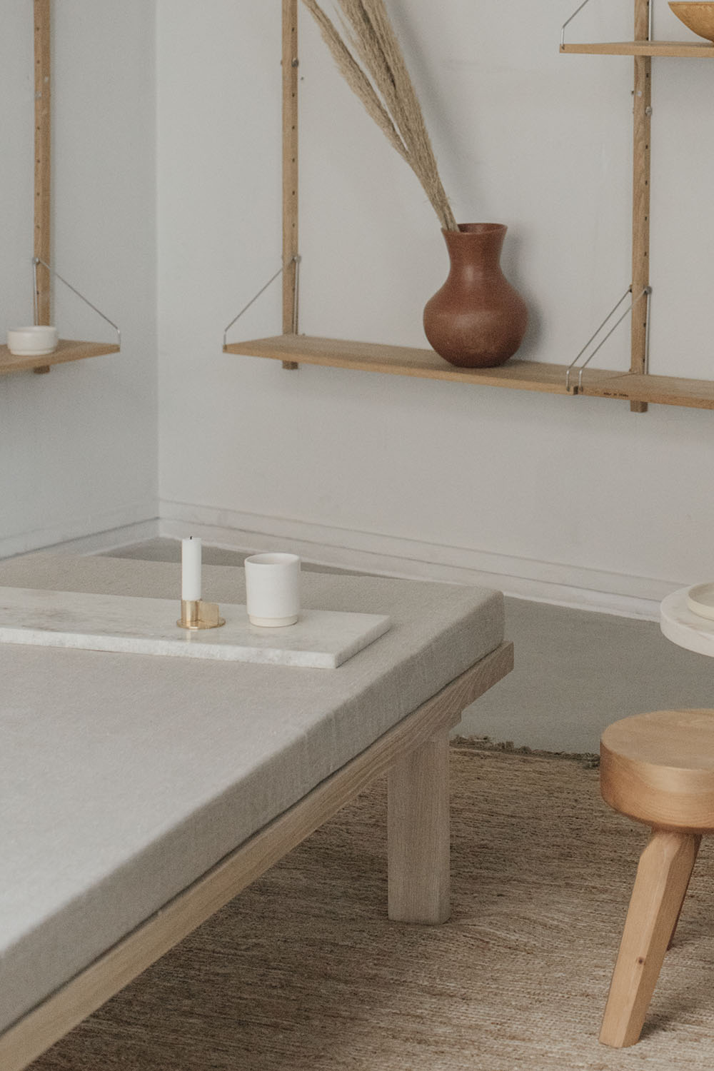 Fundament Candle Holder Brass No.2