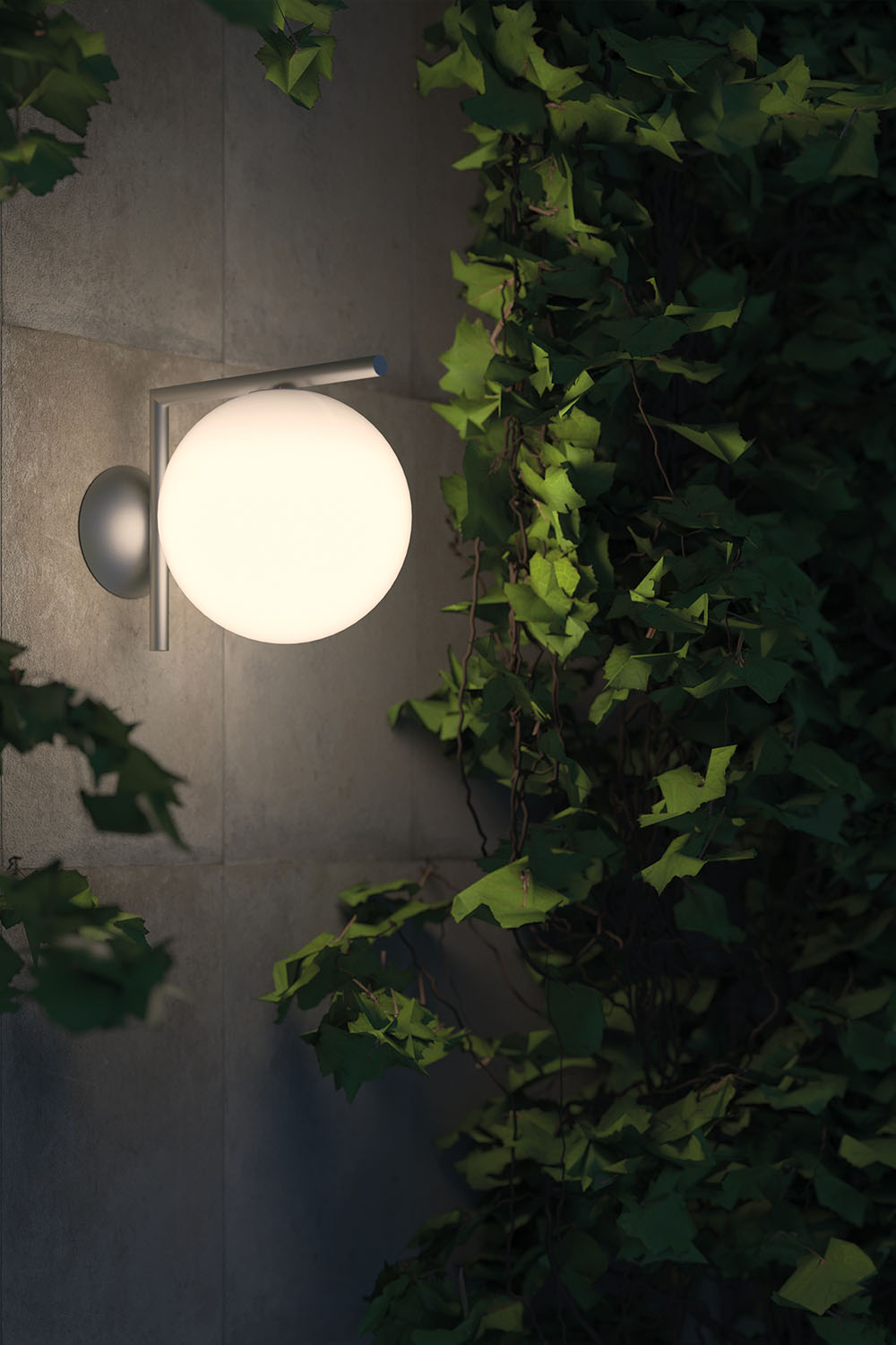 FLOS Ceiling/Wall IC Light Outdoor S Black