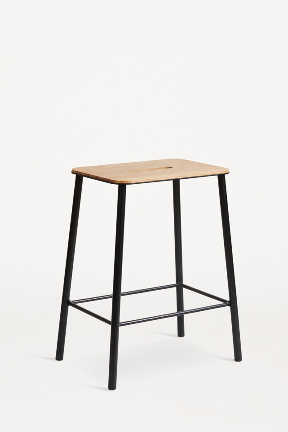 Frama Studio Stool Svart/Ek