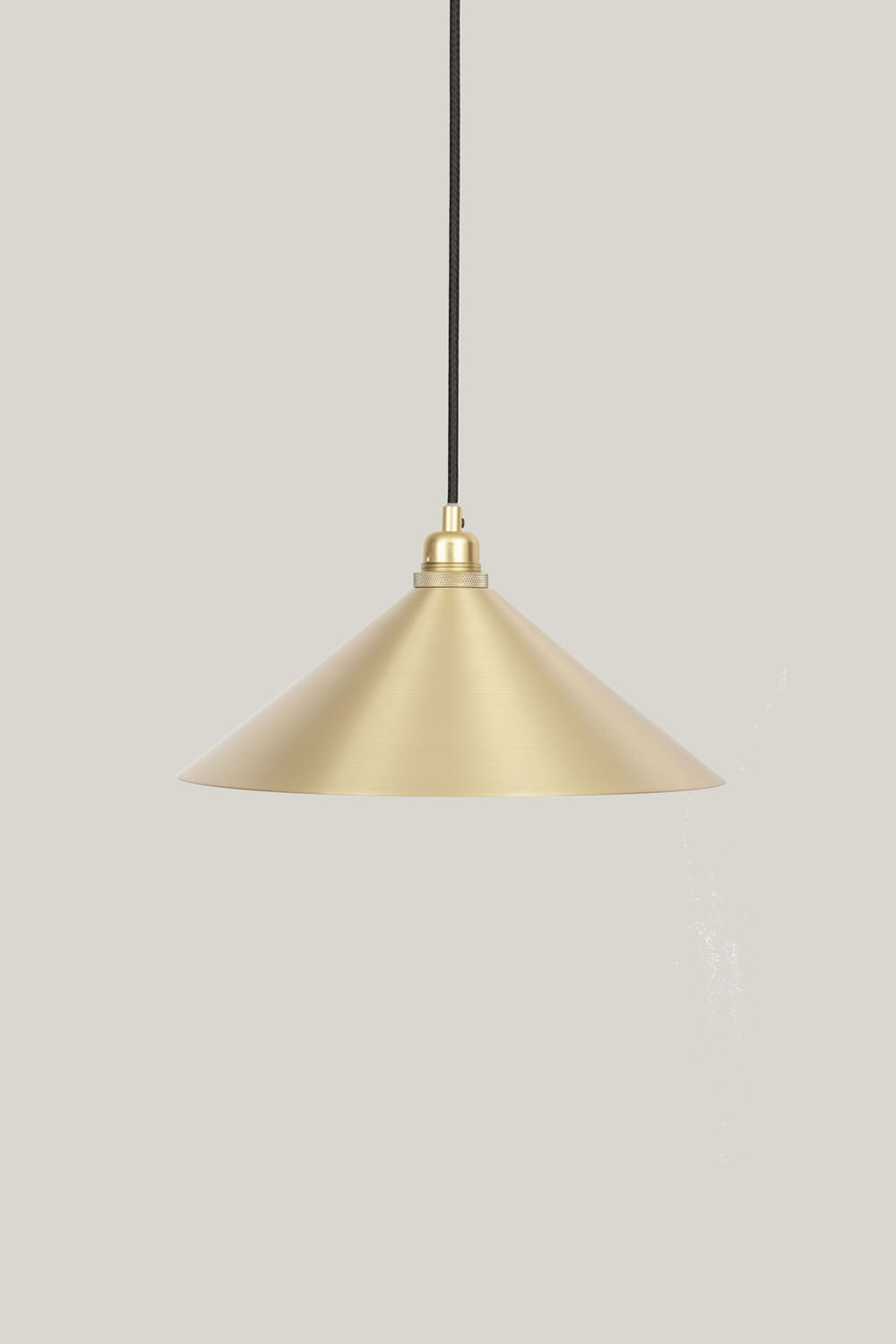 Cone Shade Brass Medium