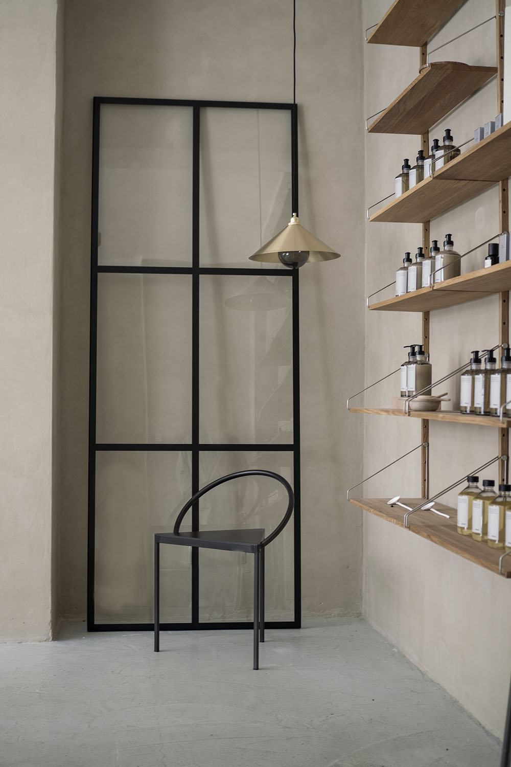 Cone Shade Brass Medium