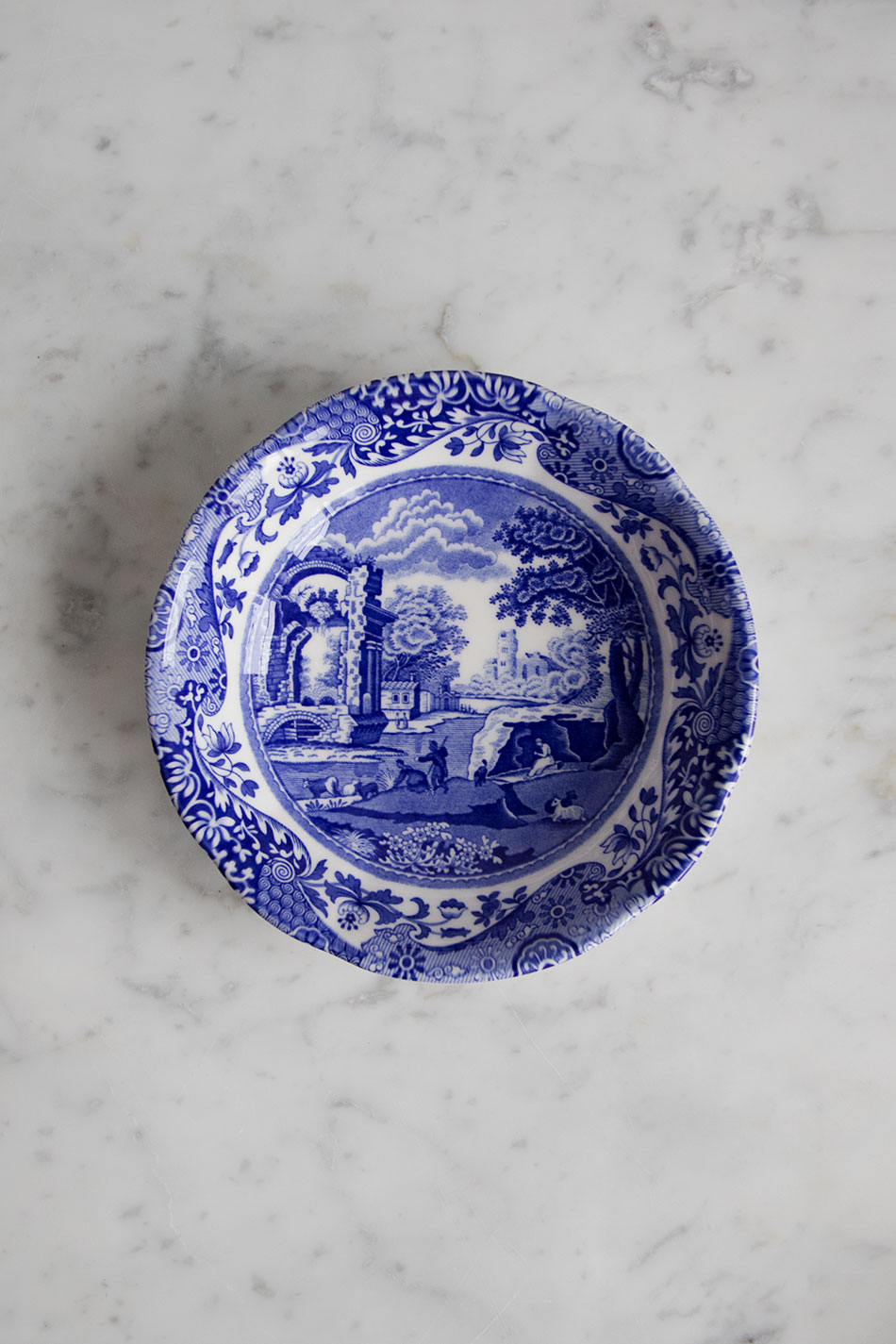 Blue Italian Frukostskål