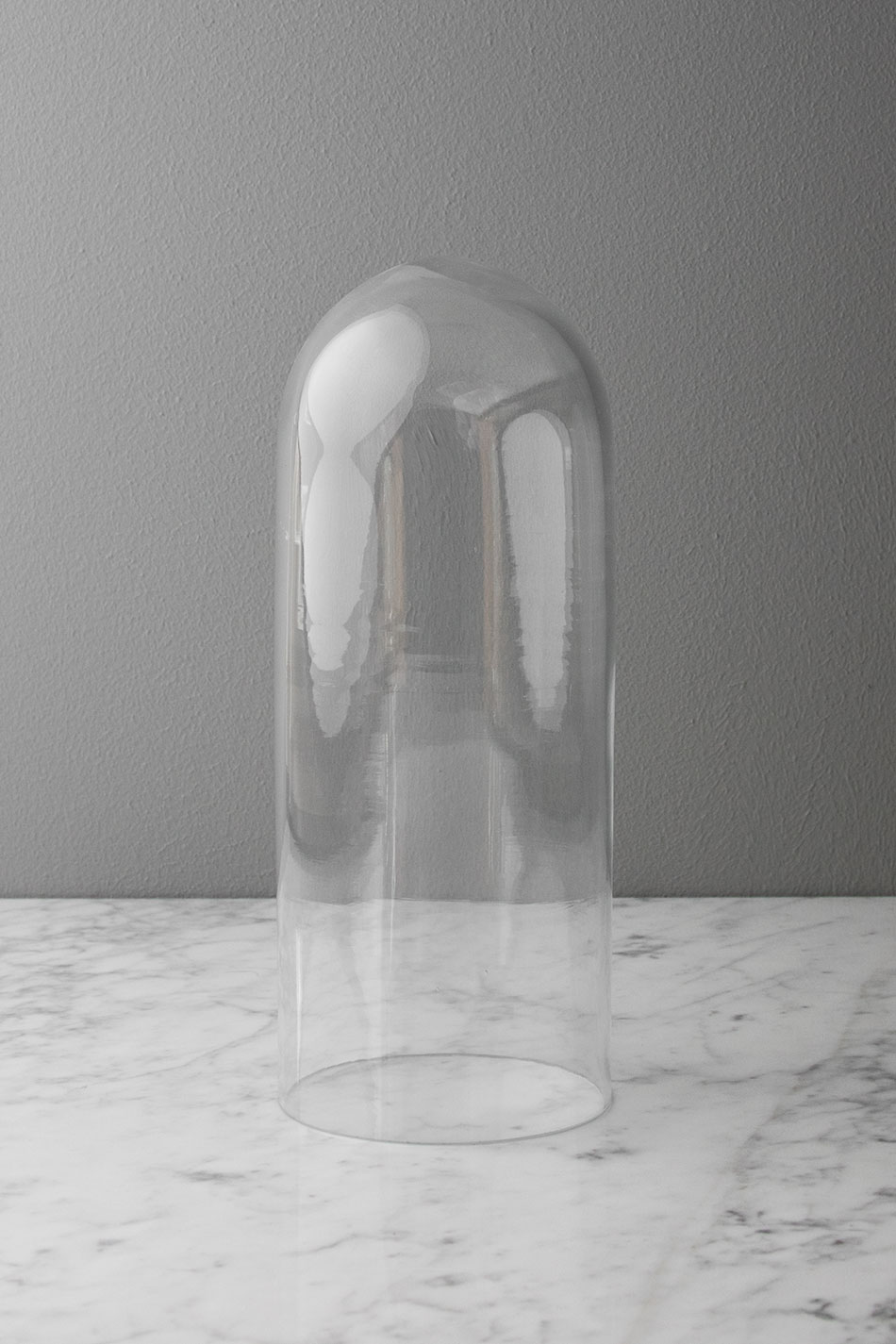 Glaskupa Ø9,5cm H25cm