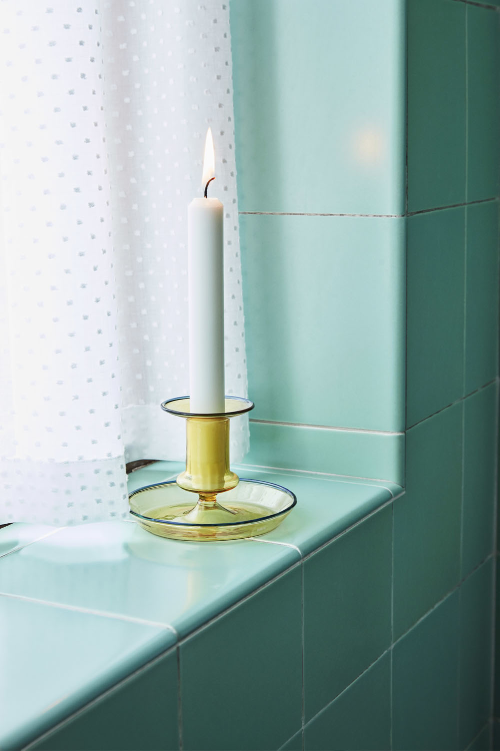 Flare Candleholder Yellow