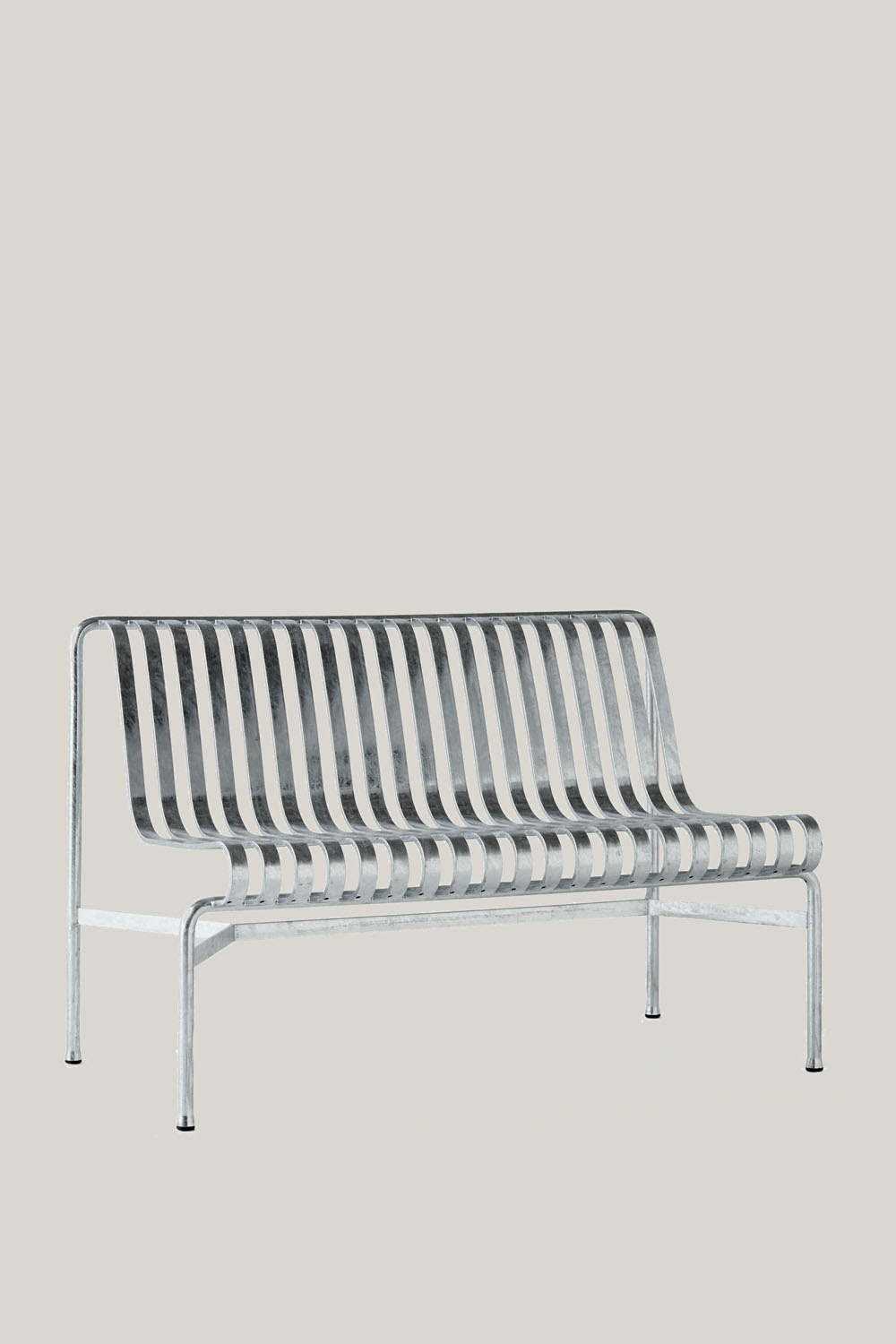 Palissade Dining Bench Without Armrest Hot Galvanised