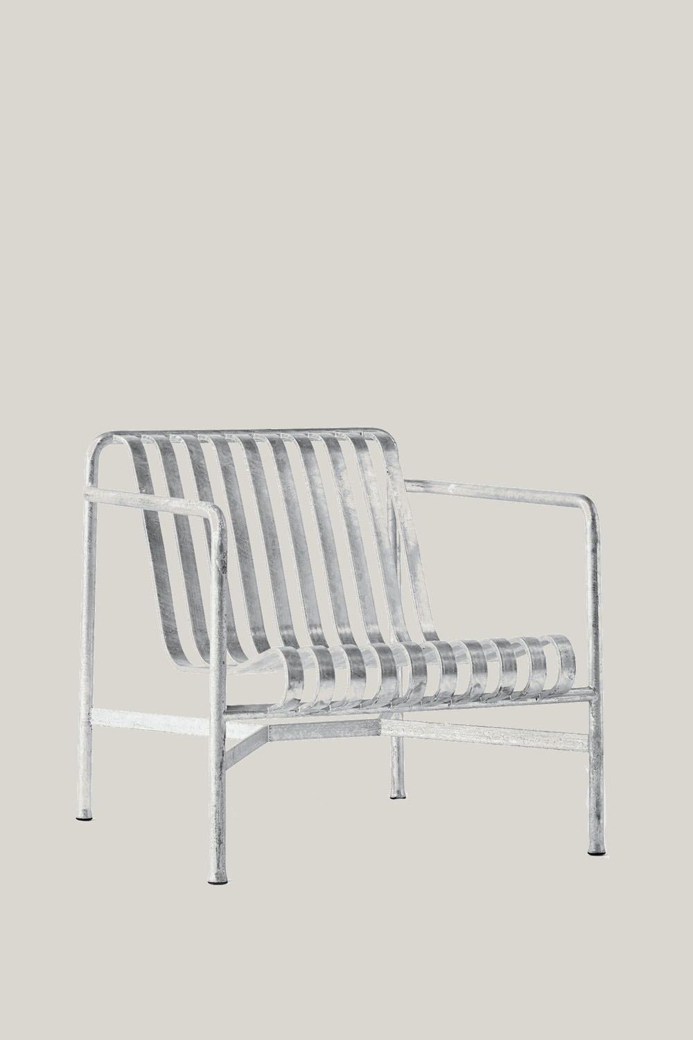 Palissade Lounge Chair Low Hot Galvanised