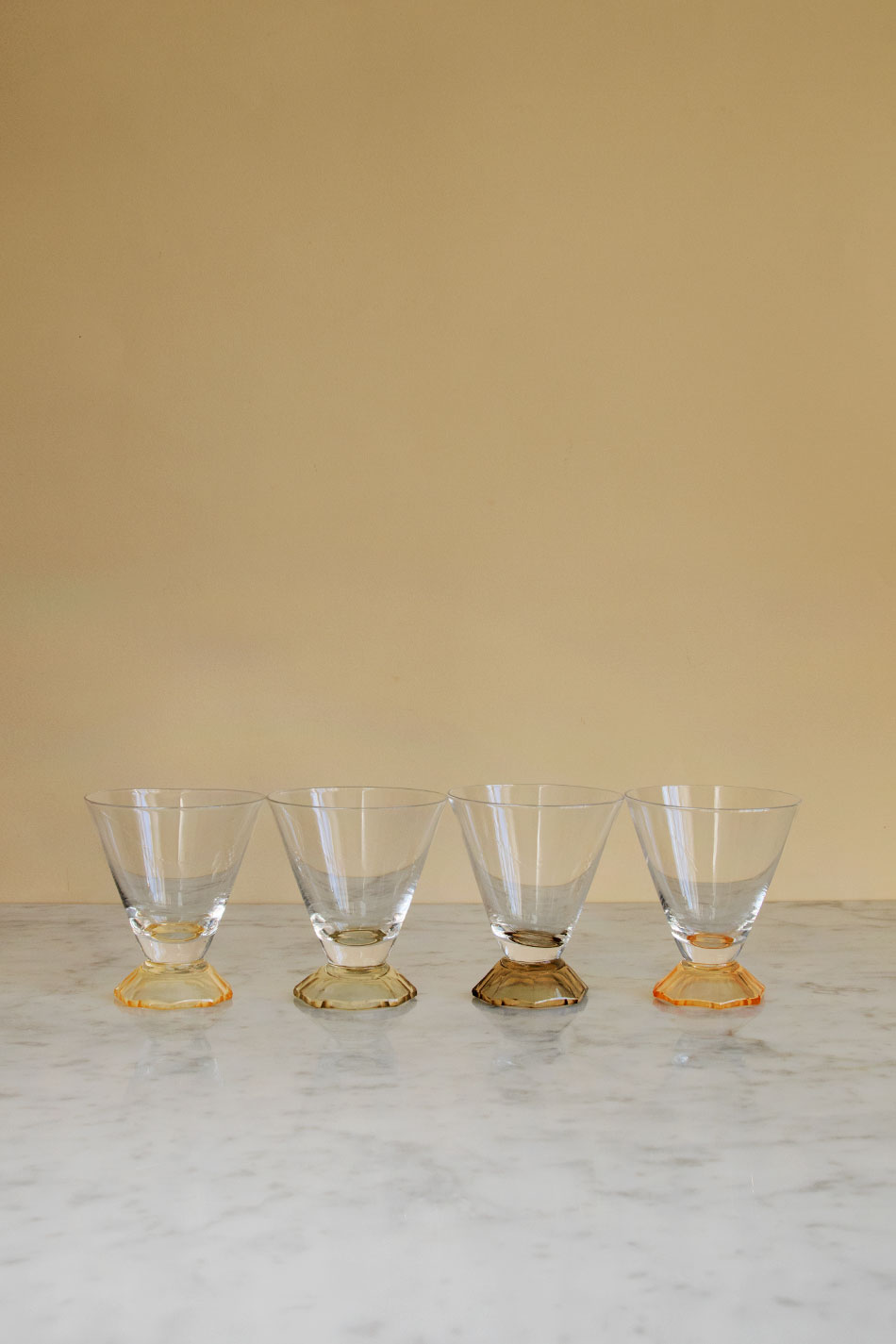 Coloured Cocktail Glass