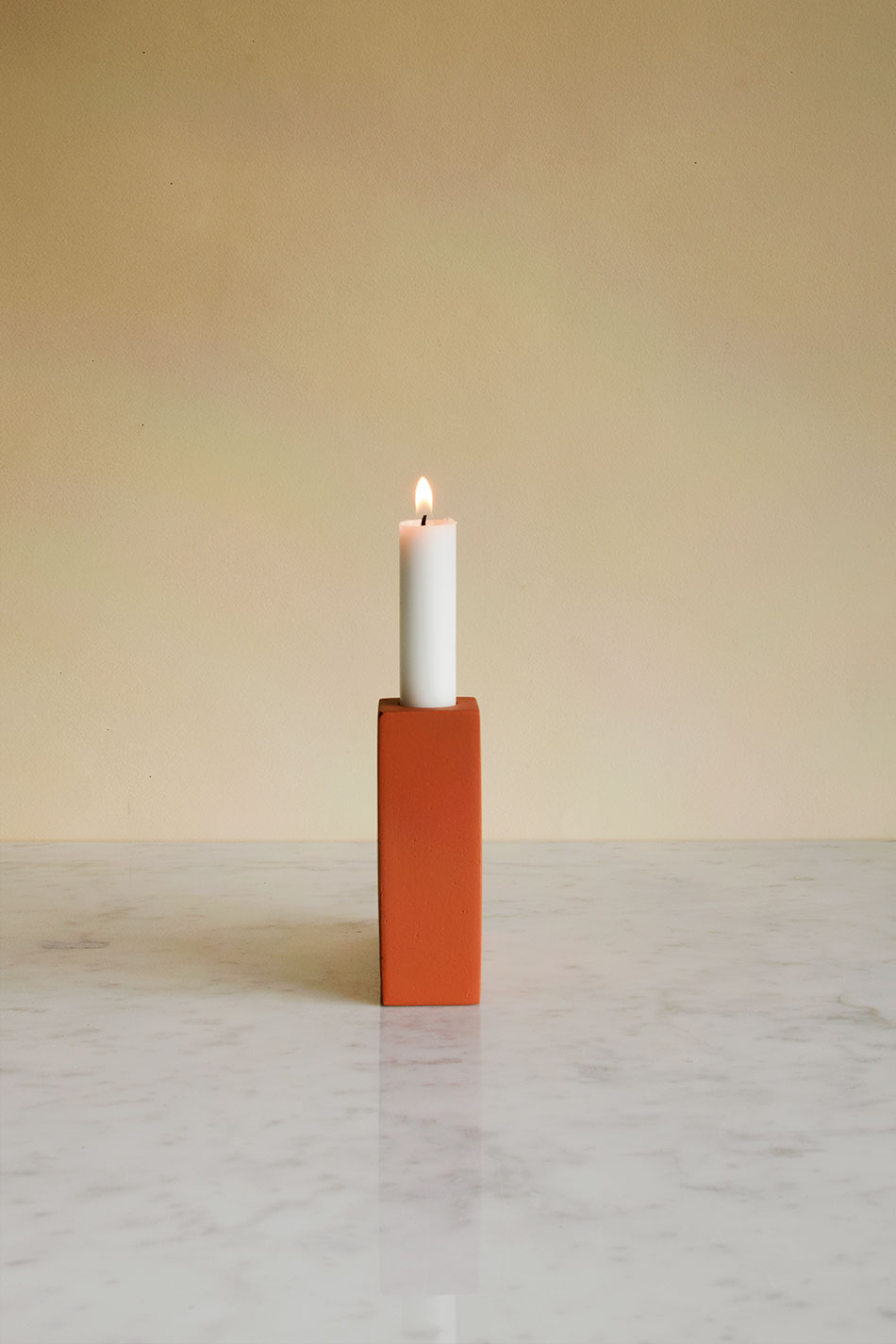 Candle Holder Concrete Stairs