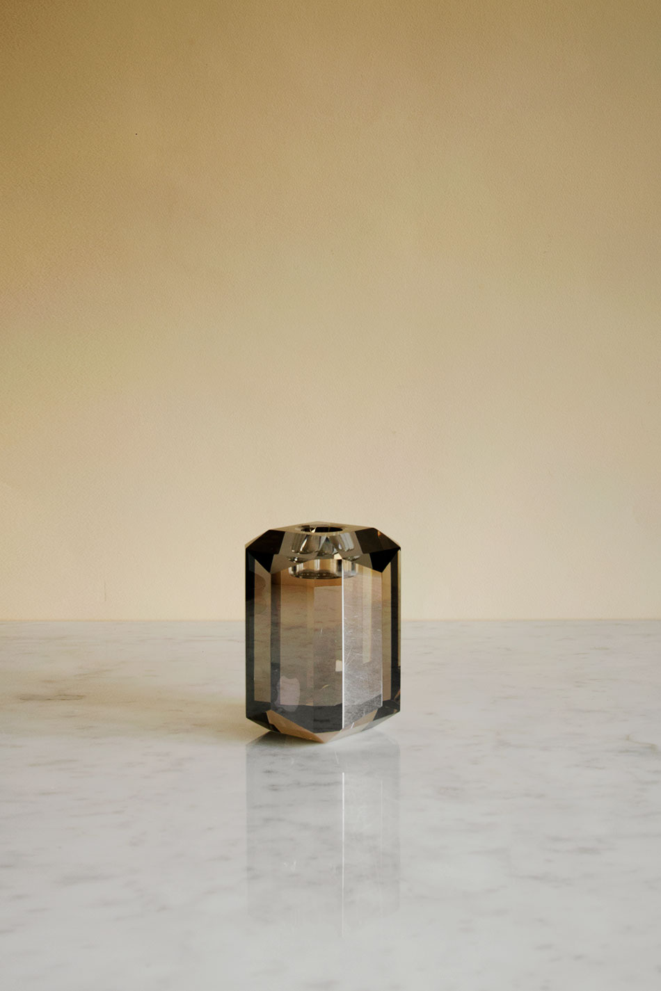 Crystal Glass Candle Holder