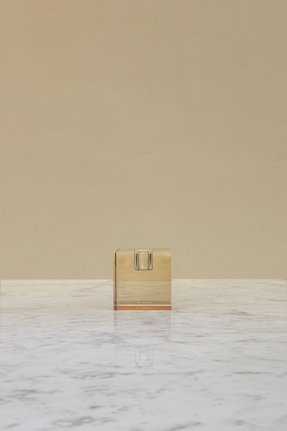 Cube Crystal Candle Holder