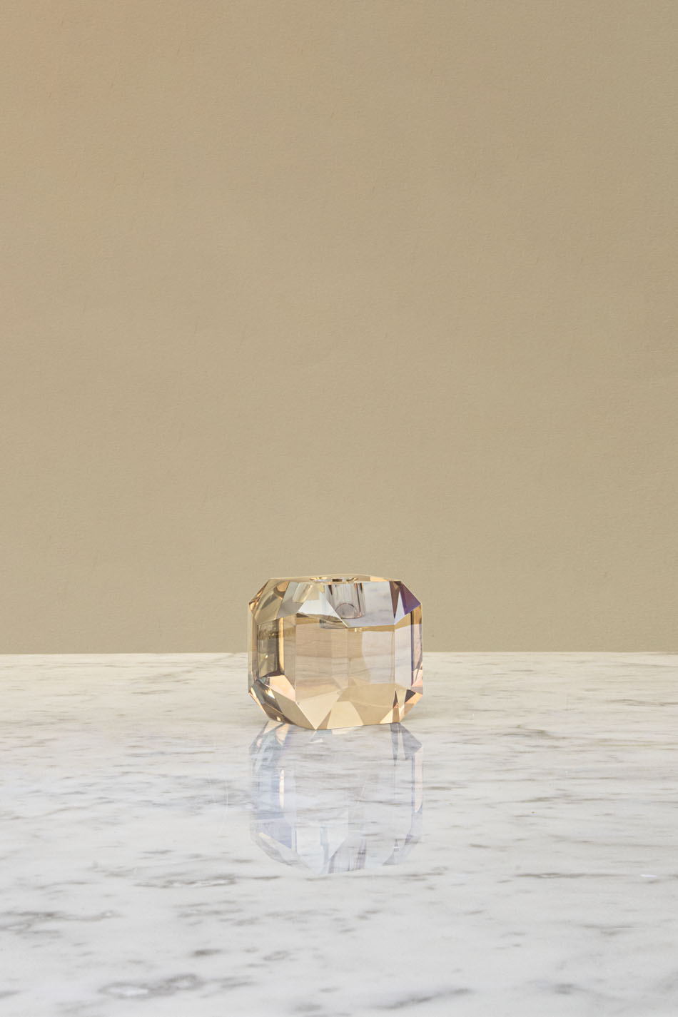Diamond Crystal Candle Holder