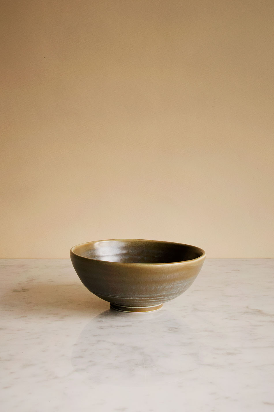 Rustic Salad Bowl Green/Grey