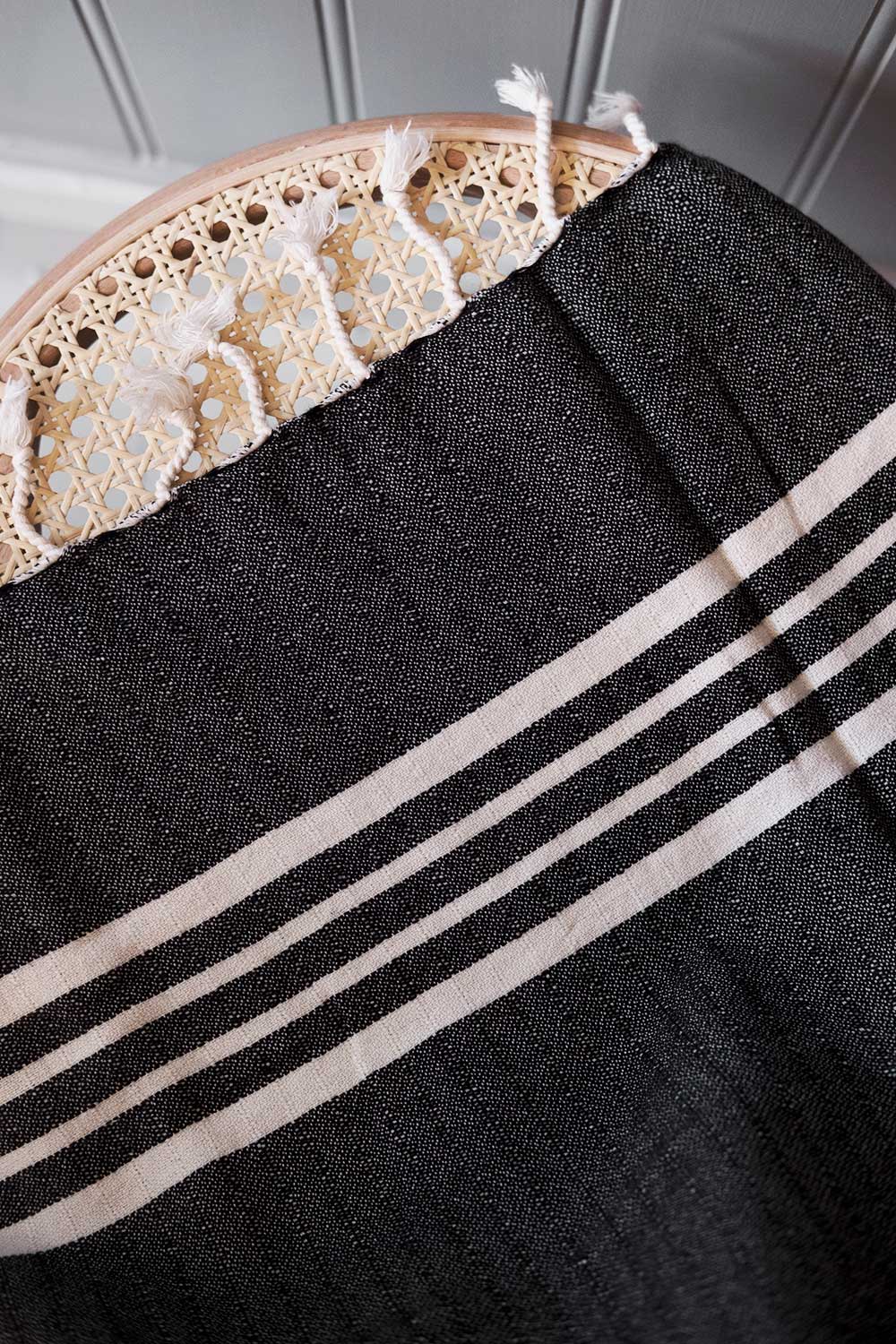 Hamamhandduk Raw Black