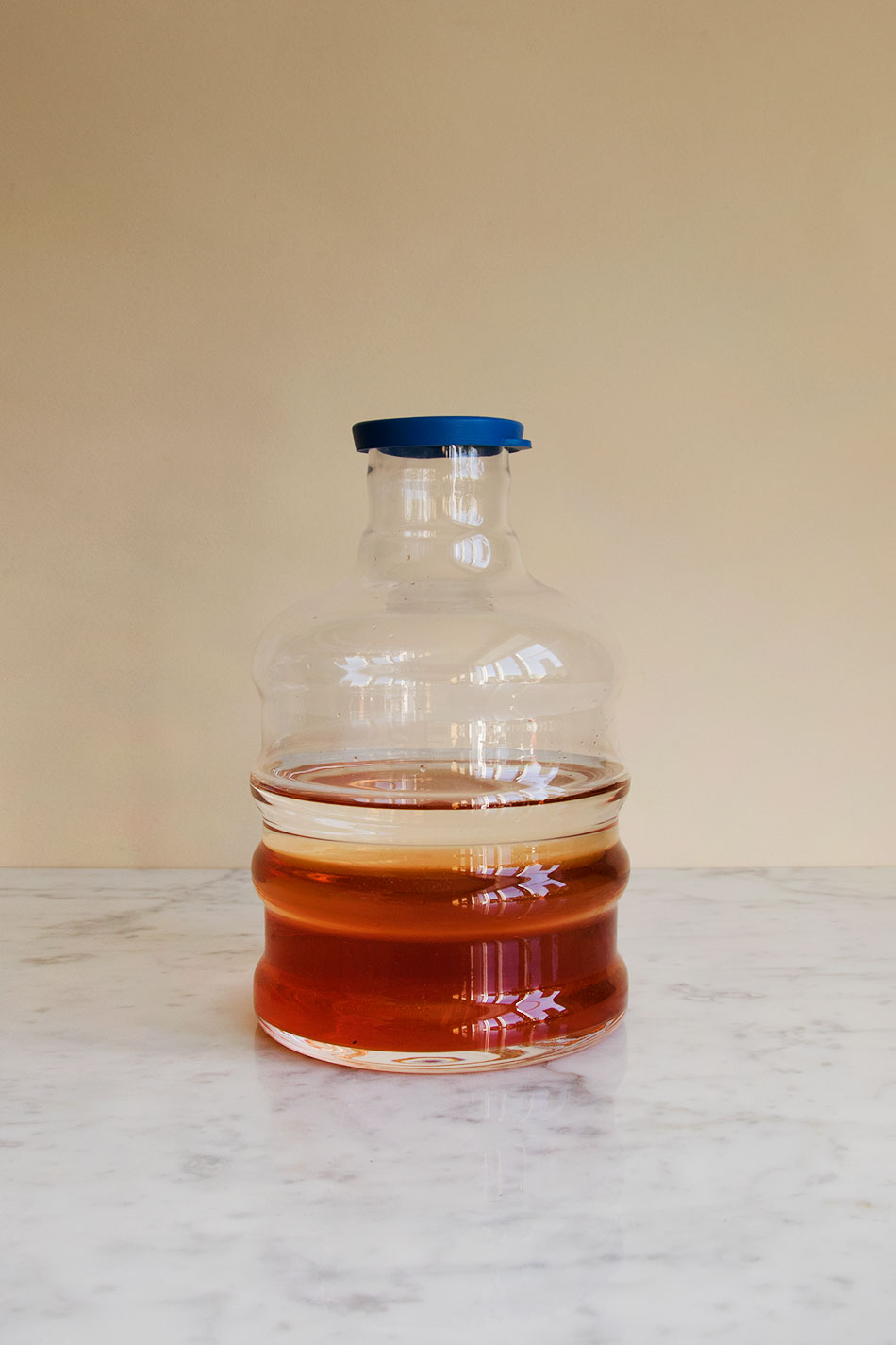 Blue Lid Carafe