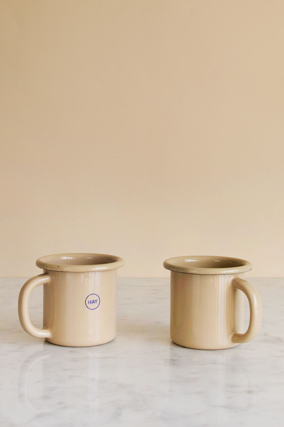 Enamel Cup Brown