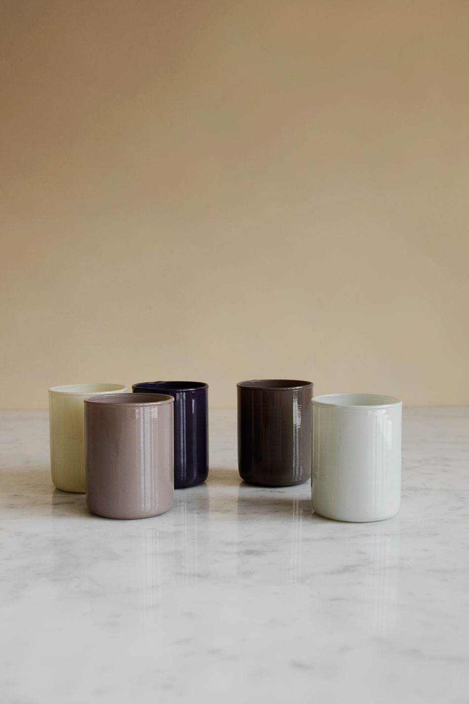 Spot Votive Set om 5 Grey
