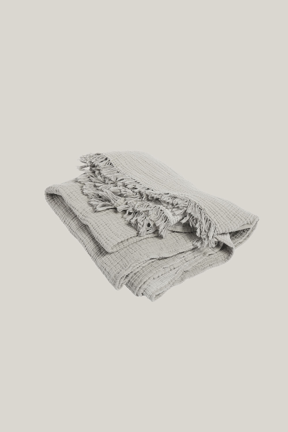 Crinkle Plaid Grey