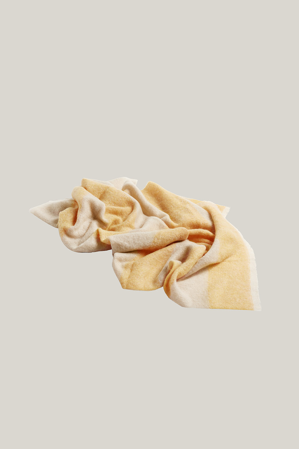 Mohair Blanket Yellow