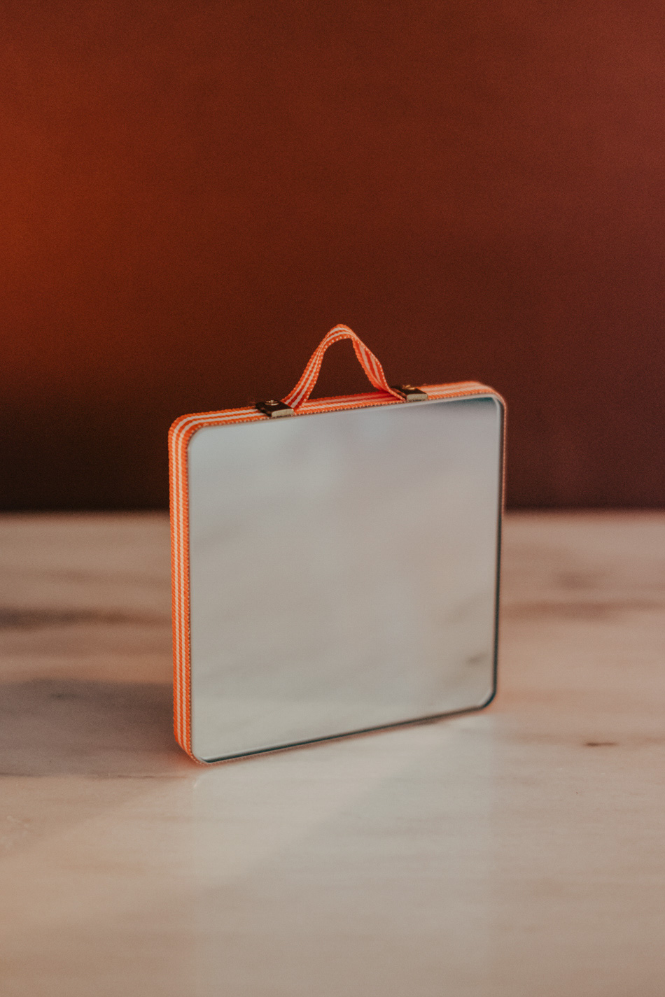 HAY Ruban Mirror Square Orange stripe