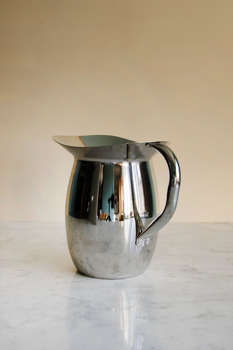 Indian Steel Pitcher