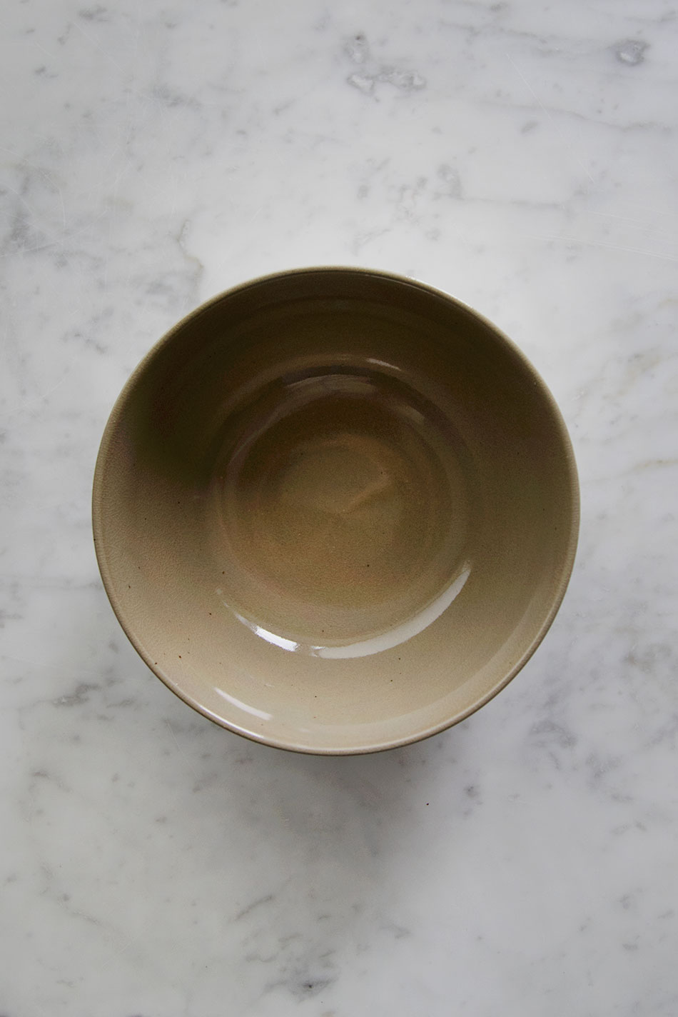 Japanese Noodle Bowl White/Green