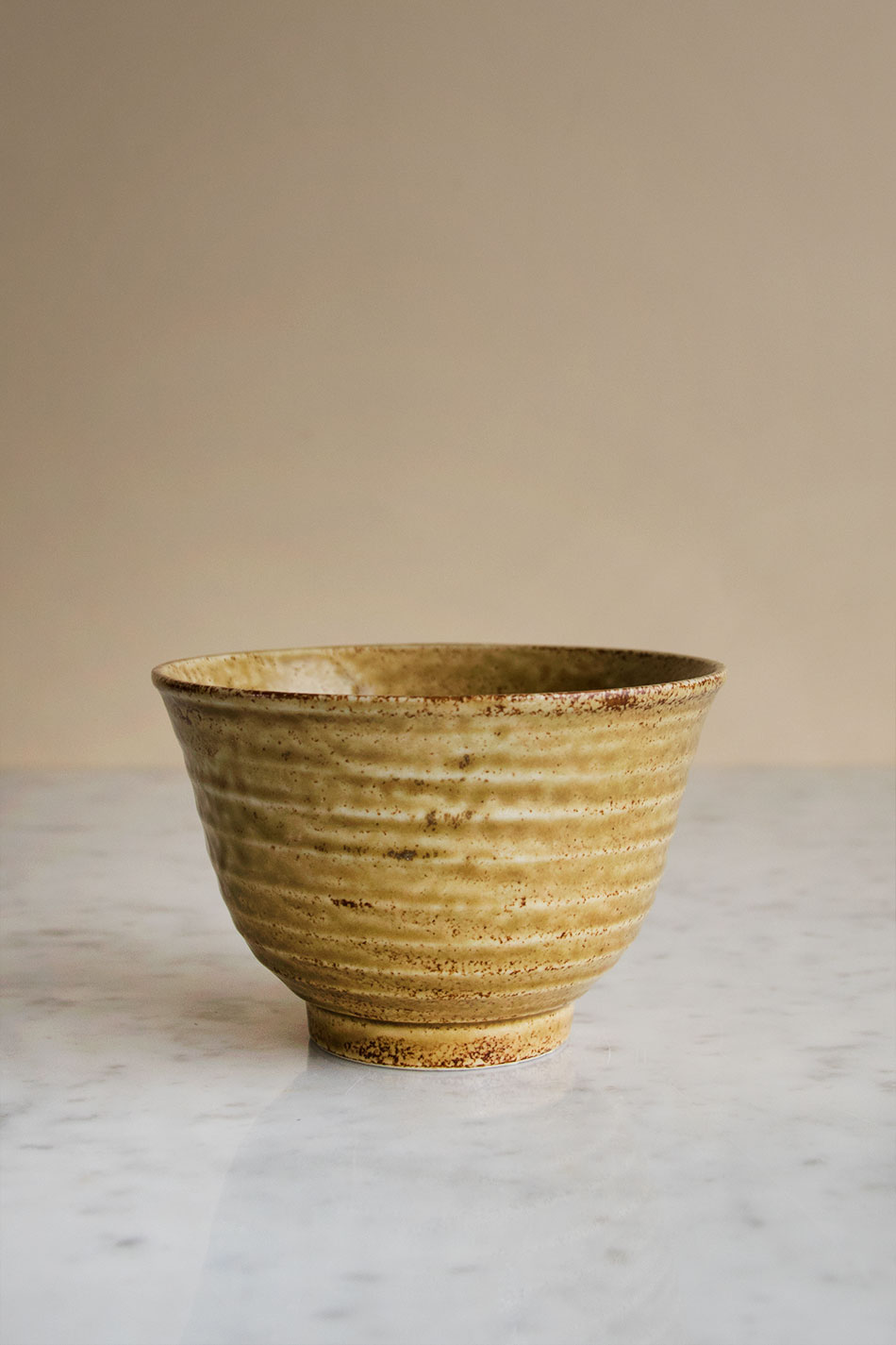Japanese Matcha Bowl Mustard