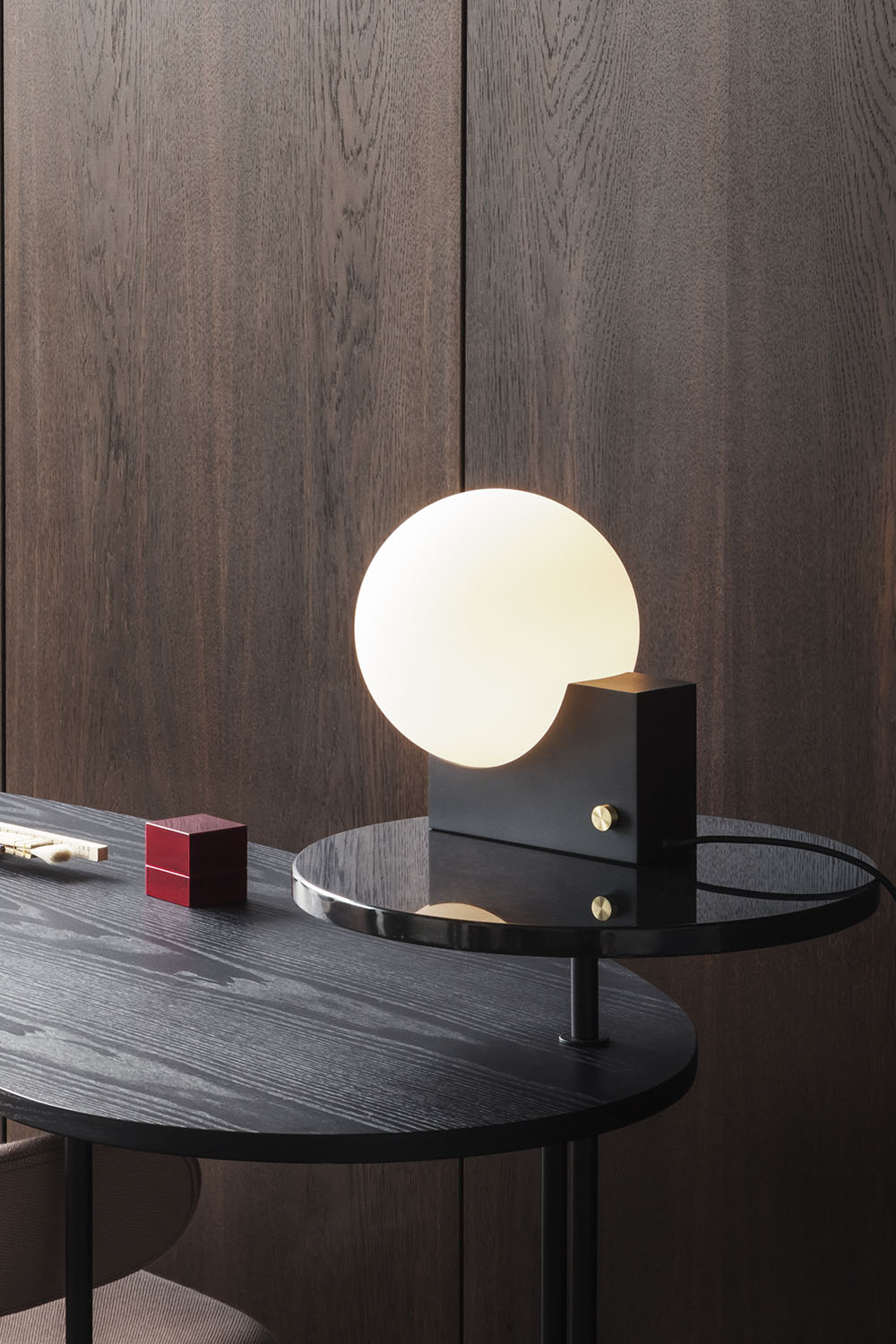 Journey Table & Wall lamp Black