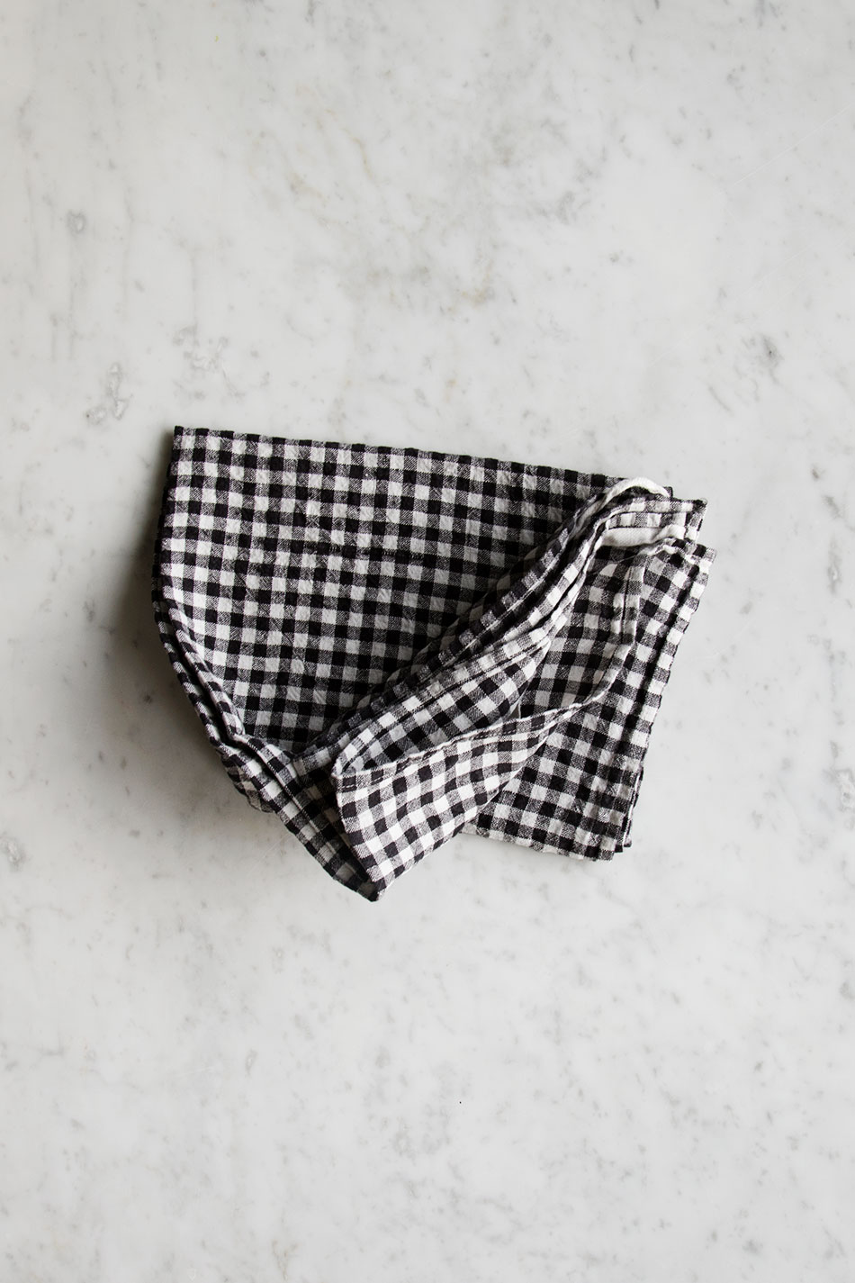 Kökshandduk Black Gingham