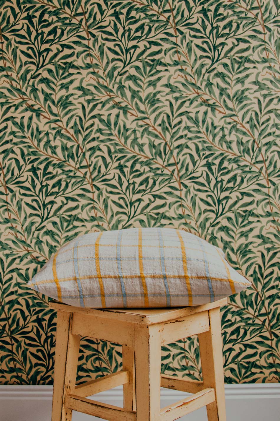 Linnekudde Yellow / Blue Checks