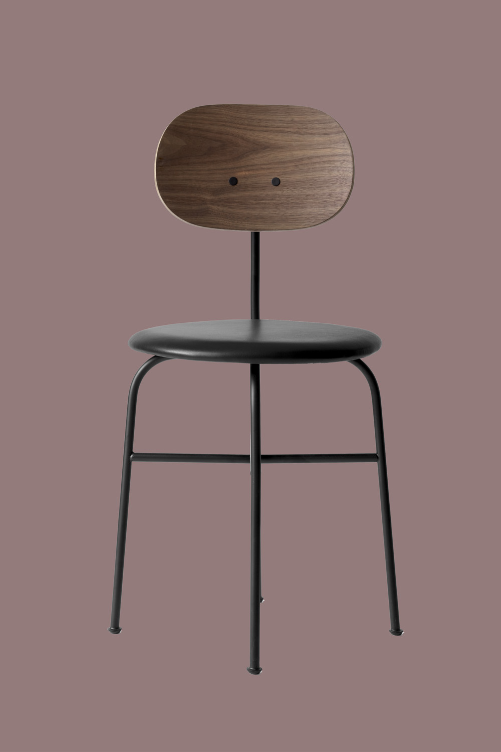Afteroom Dining Chair Pus Läder/valnöt