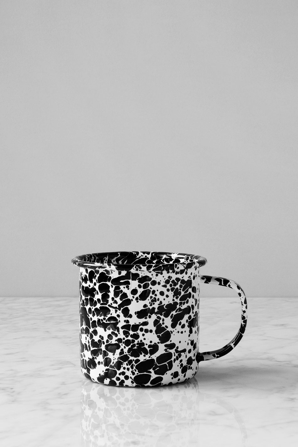 Kaffemugg Splatter Black