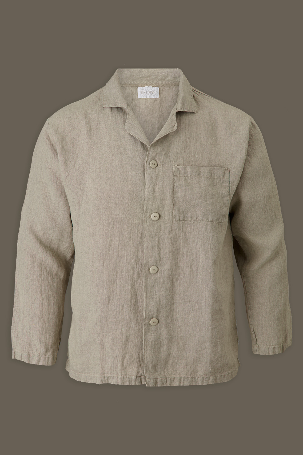 Pyjamasskjorta Nature Linen