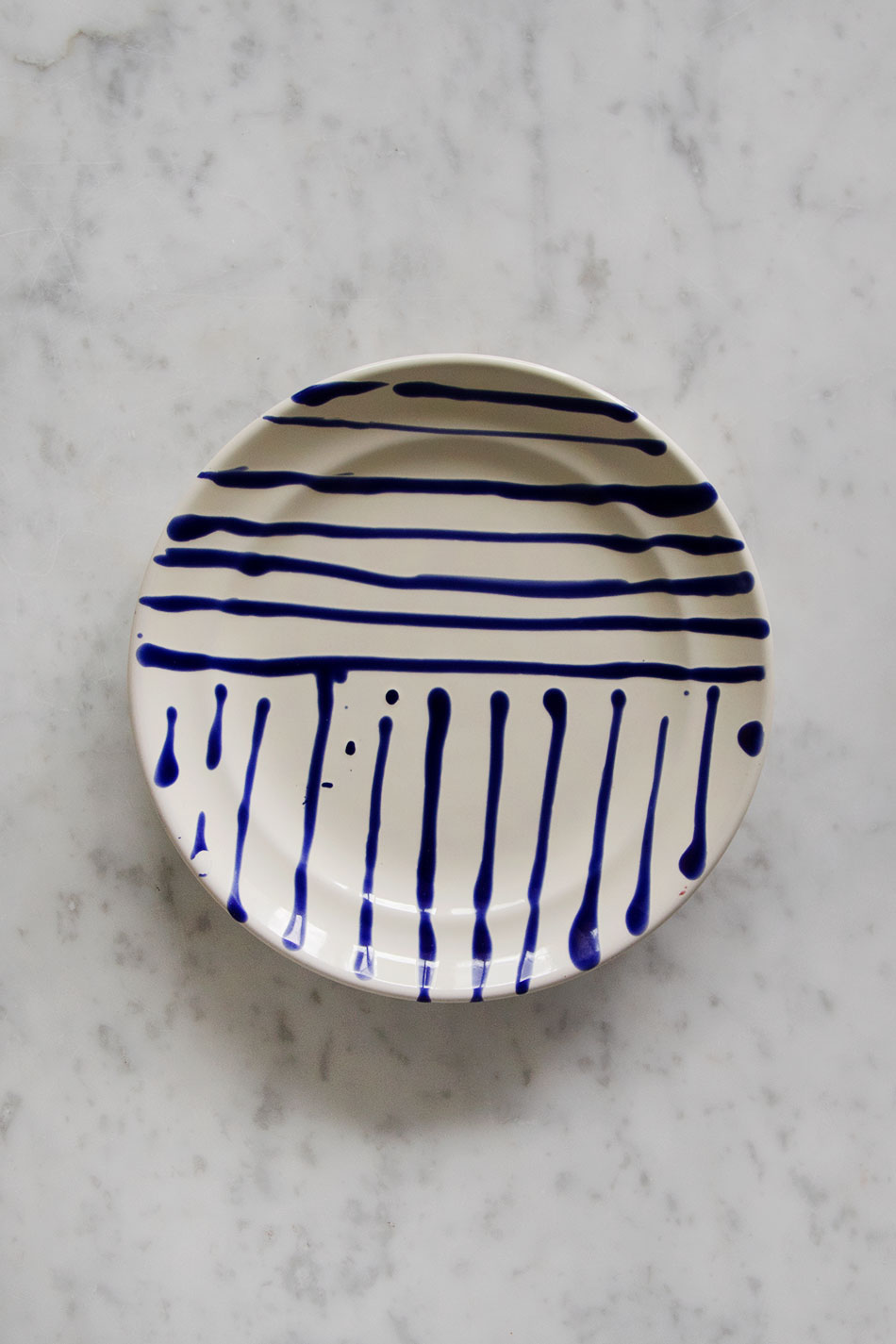 Assiett Abstract Blue