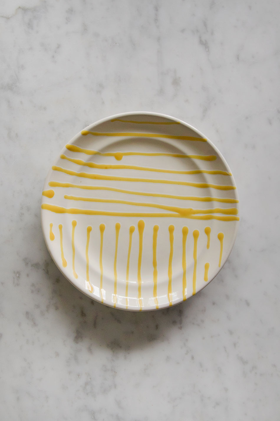 Assiett Abstract Giallo