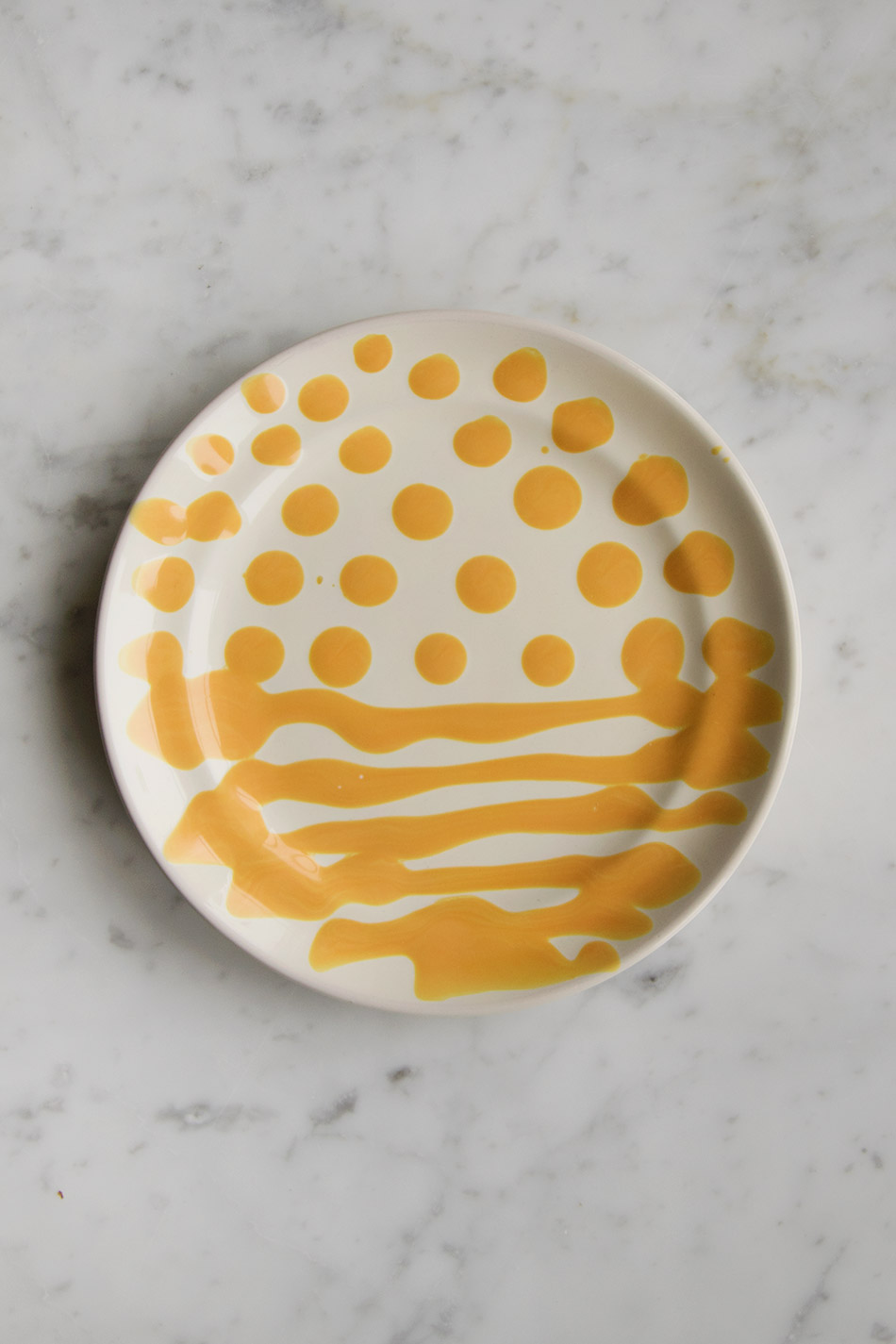 Assiett Abstract Giallo