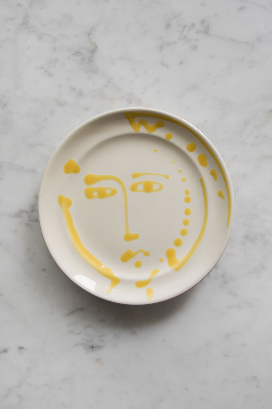 Assiett Face Giallo