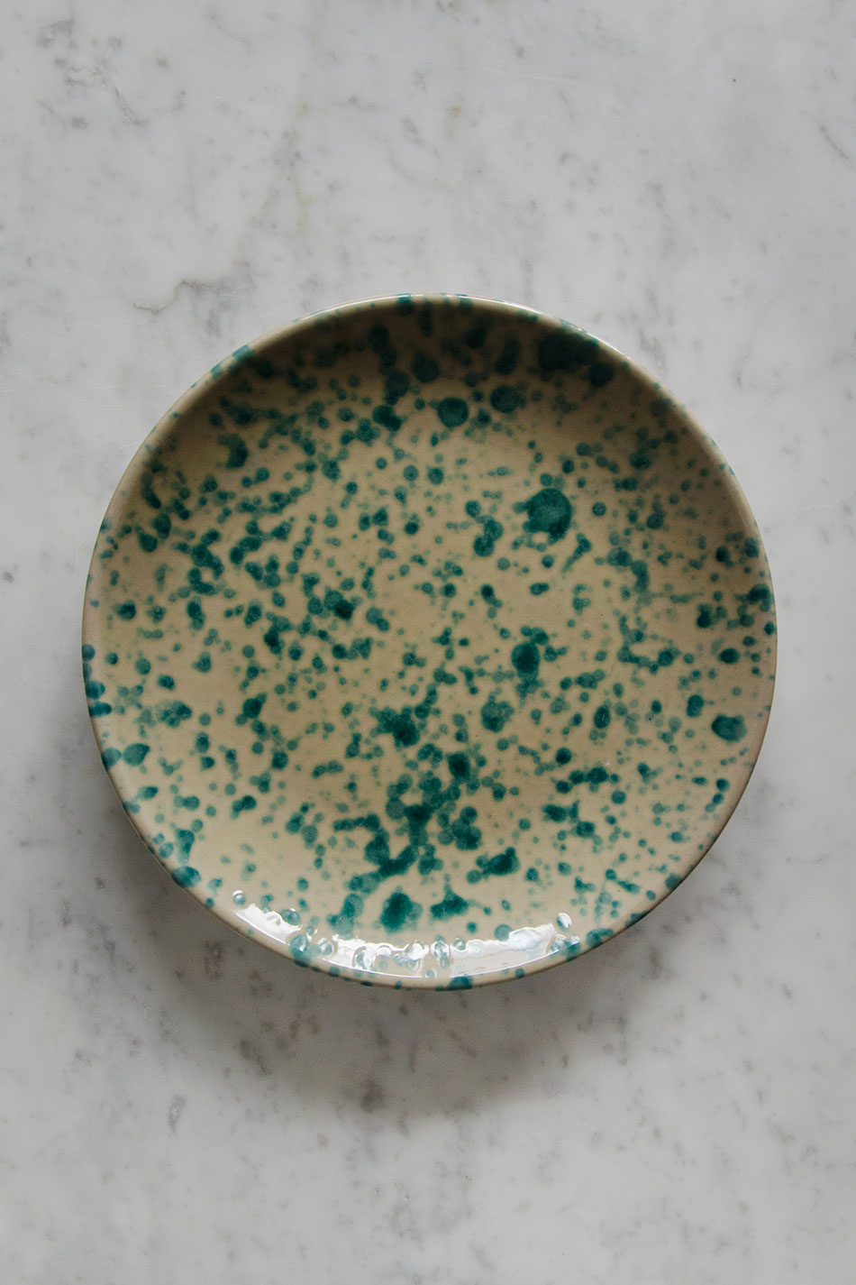 Middagstallrik Spruzzi Turchese