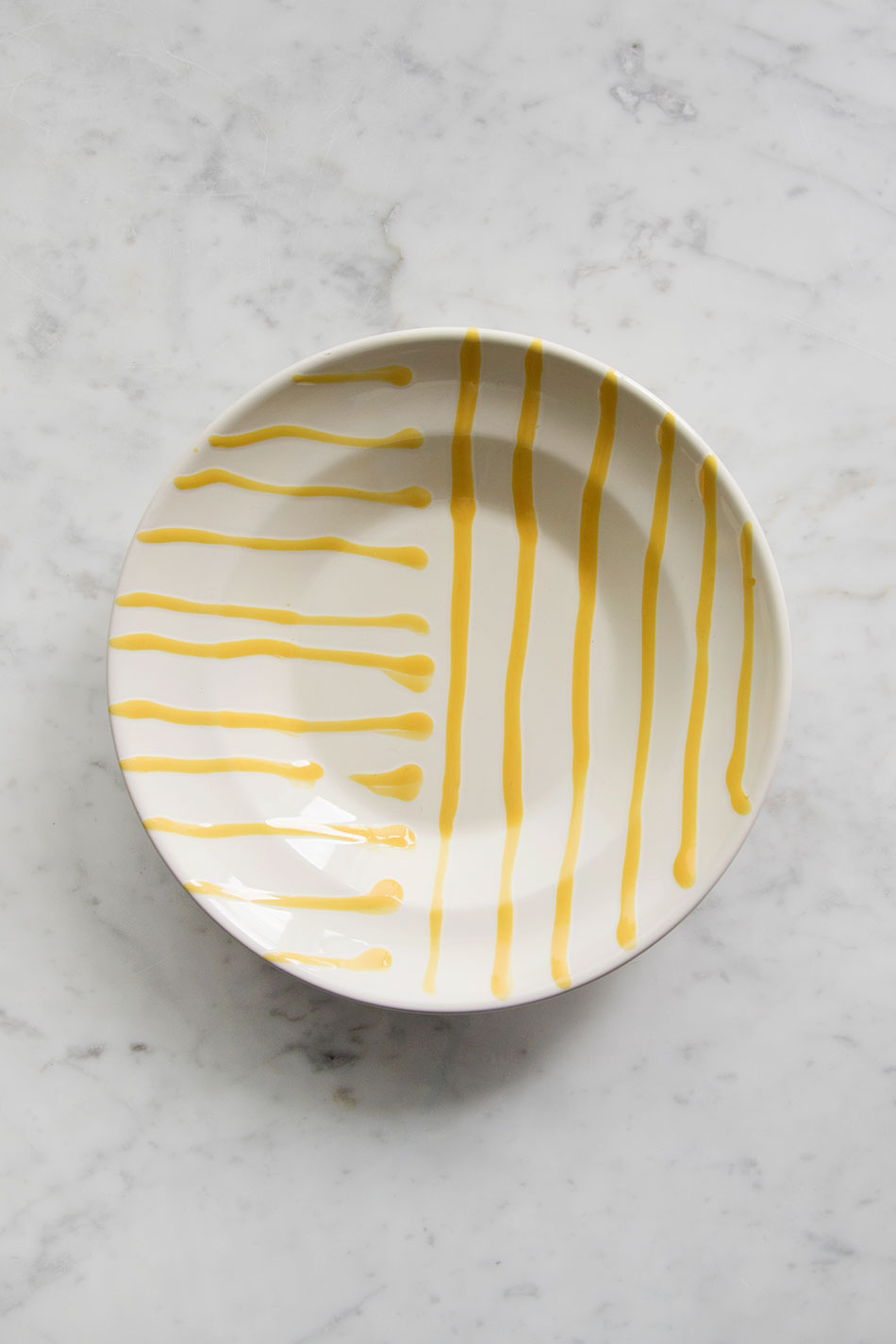 Djup Tallrik Abstract Giallo