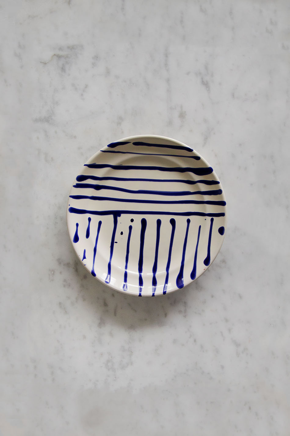 Assiett Abstract Blue