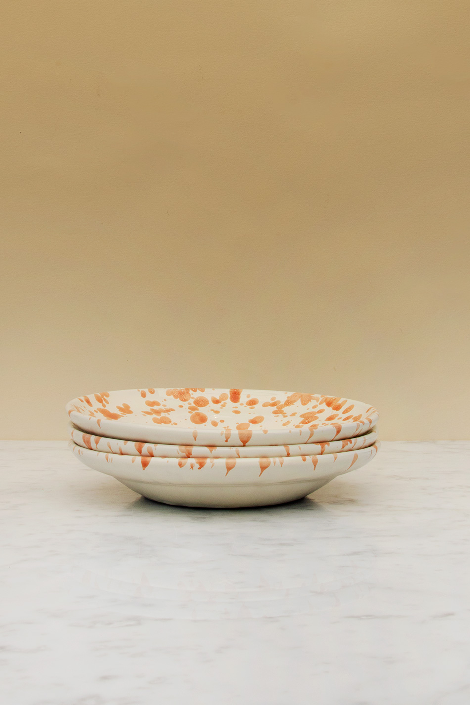 Djup Tallrik Spruzzi Arancio