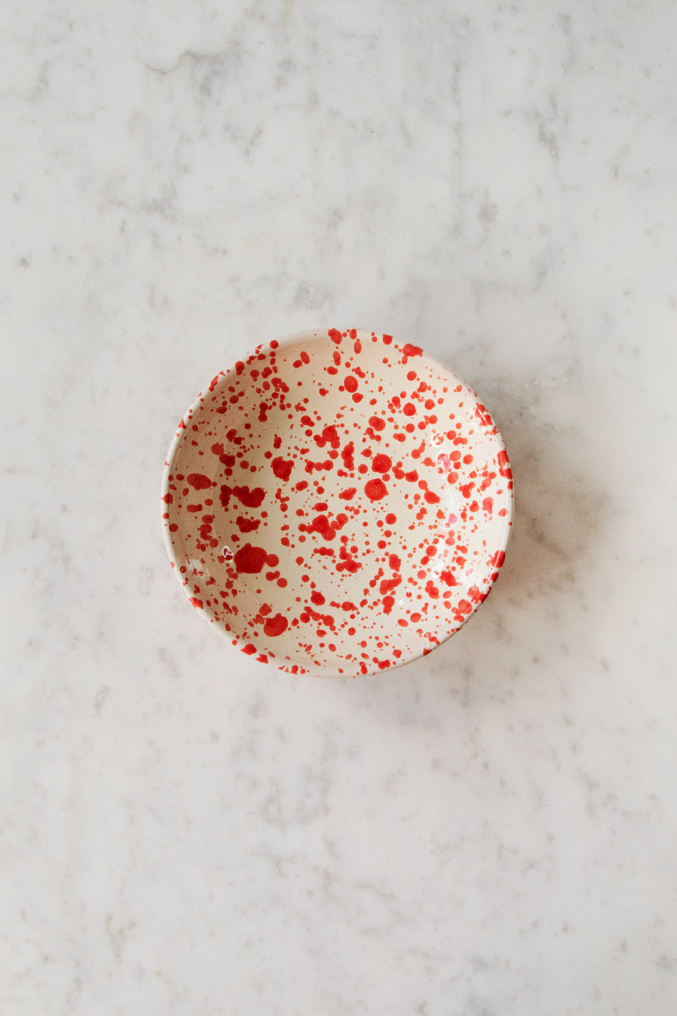 Frukostskål Spruzzi Red
