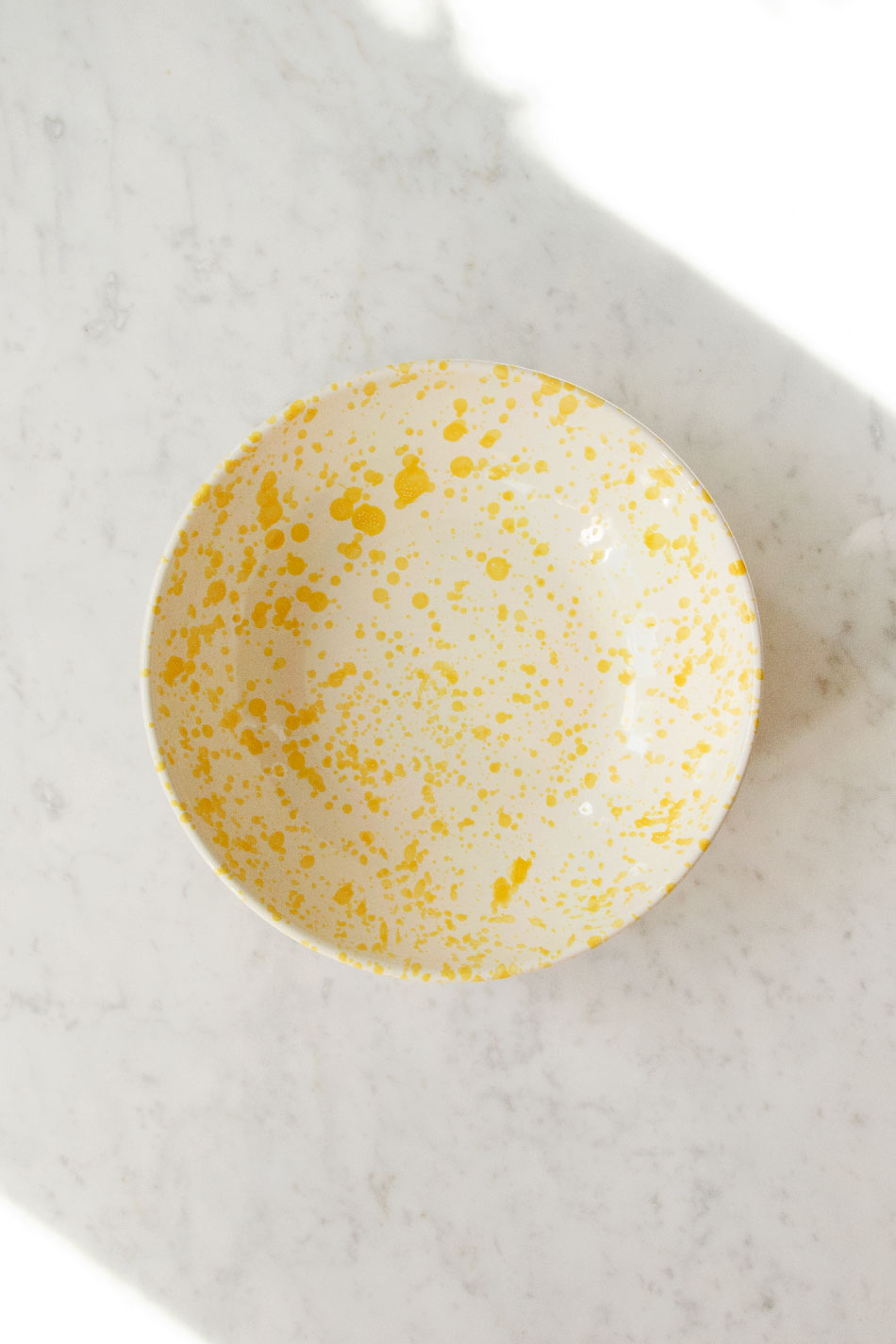 Serveringsskål Spruzzi Giallo 30cm