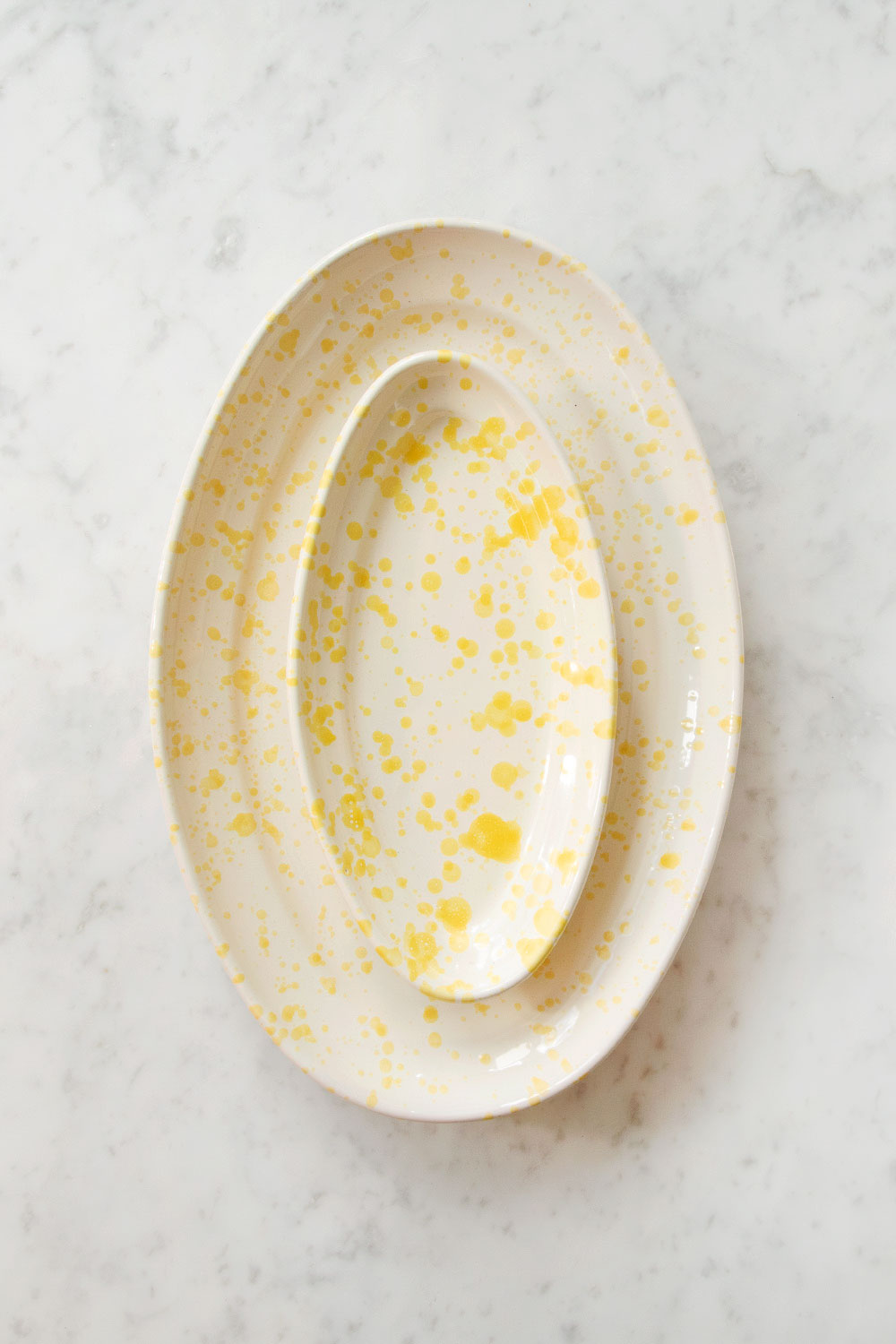 Serveringsfat Spruzzi Giallo