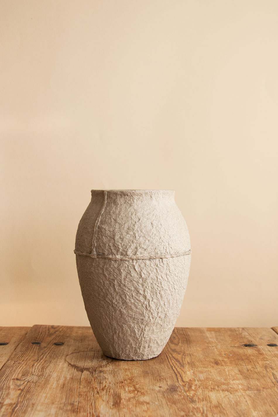 Paperpulp Vas Natur H 26,5 cm