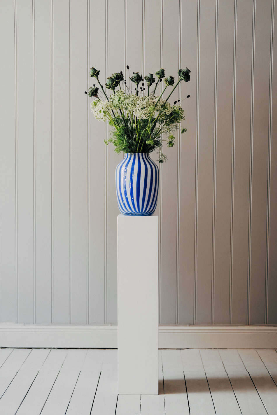 Juice Vase High Blue